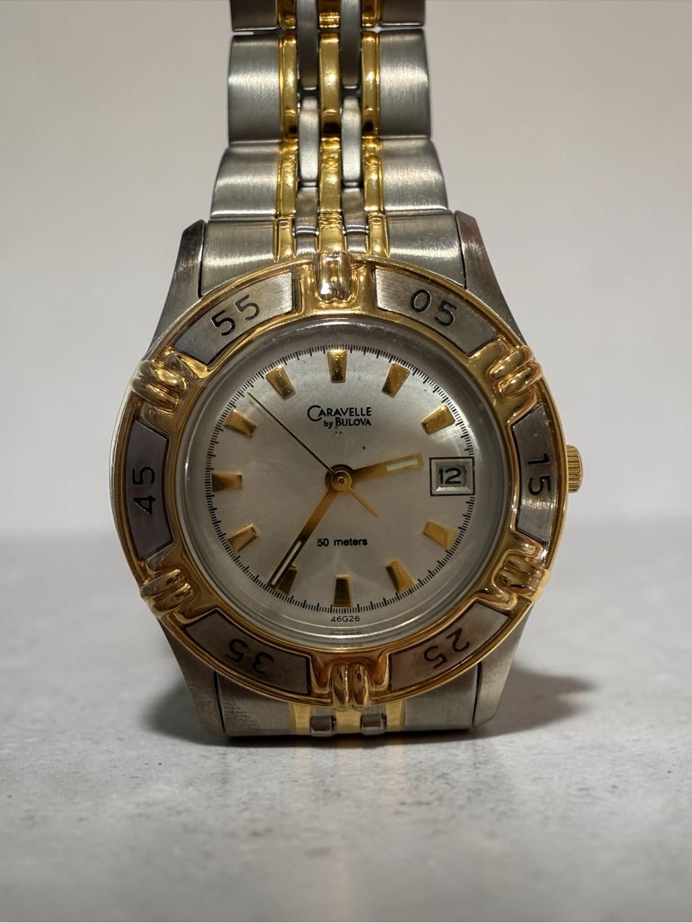 Caravelle by Bulova 46G26 Two Tone NOS Watch Never Worn